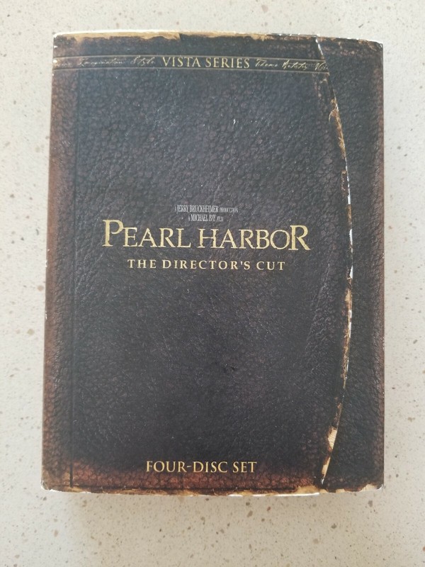 Pearl Harbor The Director’s Cut (DVD, 2002, 4-Disc Set) Vista Series Pre Owned