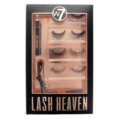 W7 EyeLash Heaven Ultimate Collection Kit 4 Sets Falsche Wimpern - Geschenkidee