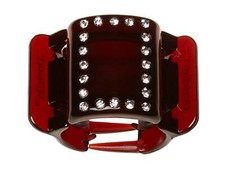 Linziclip Midi Diamante Tortoise Gloss