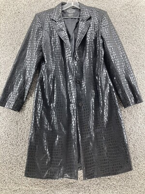 Selene Sport Jacket Women Medium Black Lightweight Animal Print