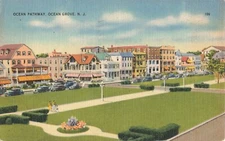 Postcard Ocean Pathway, Ocean Grove, N.J. Vintage VPC02.
