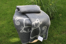LAMB WOOL BLANKET 100 NATURAL SHEEP WOOL BLANKET WOOL THROW ORGANIC CATS