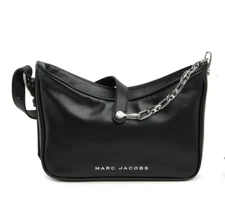 NWT $395 MARC JACOBS Tempo Baguette Shoulder Bag in Black!