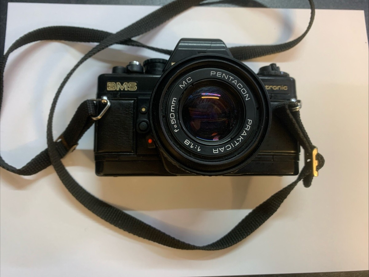 PRAKTICA BMS Electronic 35mm SLR Camera With Pentacon 50mm