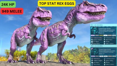 Arche Survival Ascended pve 3 Top Stat Rex Eier PC/XBOX/PS5