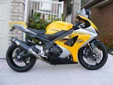 Yellow Silver Fairing Kit For 2007 2008 Suzuki GSXR1000 07 08 K7 ABS Bodywork