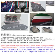 SITZBEZÜGE FIAT 500 FLR CINQUINO LINEA BASE-PERSONALISIERT GRAU 12N und TRIC