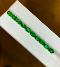 6x4mm 10 Pieces Wonderful Top Color Natural Earth Mine Tsavorite