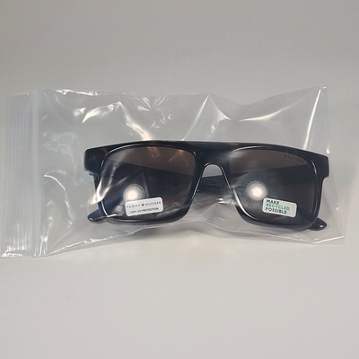 Tommy Hilfiger Gunner MP OM618 Rectangular Sunglasses Brown 