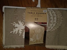 Gathered Pumpkin Table Runner