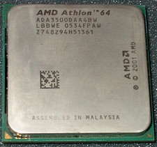 AMD ATHLON 64 3400  2.2 GHZ PROCESSOR, ADA3500DAA4BW, SOCKET 939, US SELLER
