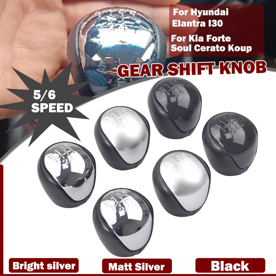 Pomo de cambio de marchas manual de 5/6 velocidades para Kia Forte Soul Cerato Koup 2009 2010-2013 Foto 4 de 4