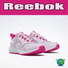 Girls Reebok Kids Road Supreme 2.0 Size 6 Shoes/Sneakers Pink/White