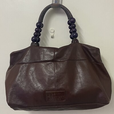 Betty Jackson Black Leather Tote Bag UK