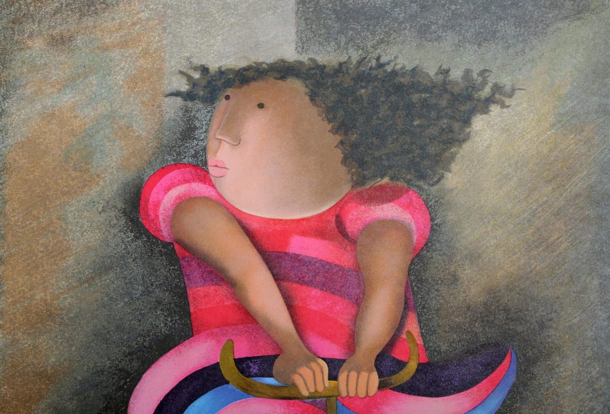 Rodo Boulanger 自転車に乗る少女たち Graciela Rodo Boulanger, Lublin - Girl on Bicycle, Poster | eBay