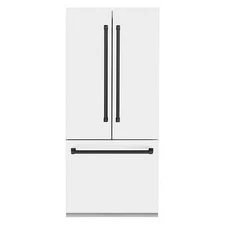 ZLINE NEW 36 BUILT IN WHITE STAINLESS STEEL REFRIGERATOR ICEWATER RBIVZ-WM-36-MB