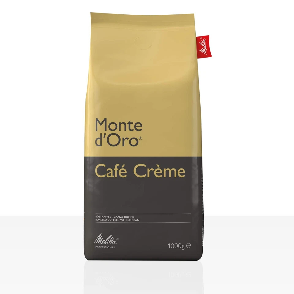 Melitta Monte d'Oro Cafe Crema delicata - 1kg caffè intero in grani
