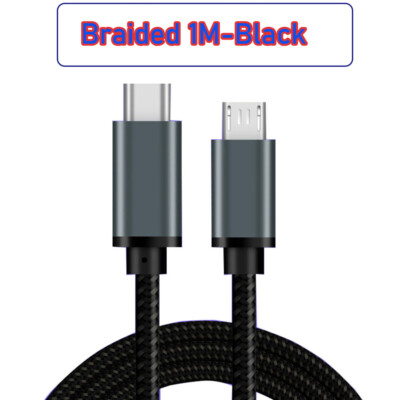 Typ C-Stecker auf Micro-USB-Stecker Sync-Ladung OTG-Ladung USB-C-Kabel Kabel 