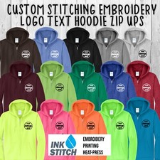 PC78ZH Unisex Design Your Own Custom Printed Hoodie Zip Up Sweatshirts