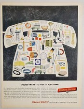 1959 Print Ad Western Electric Manufacturing Bell System Telephones 