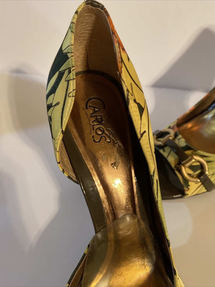 Talons à Bretelles Carlos By Carlos Santana - Taille 8 US - Multicolore - Occasion (état à Vérifier)