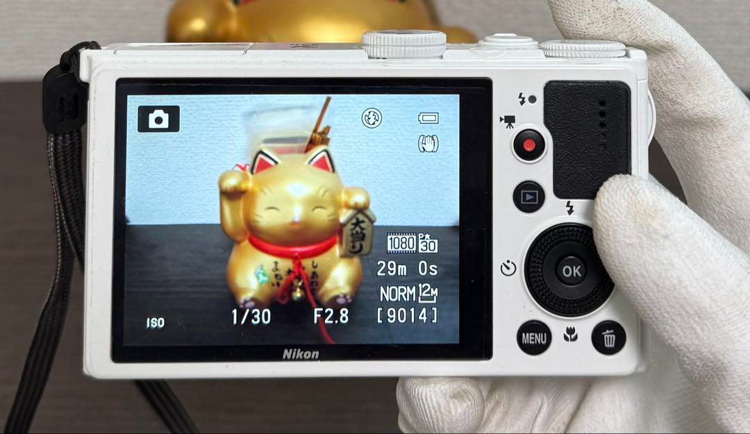 Nikon Coolpix P330 White Compact Digital Camera J2505030 | eBay
