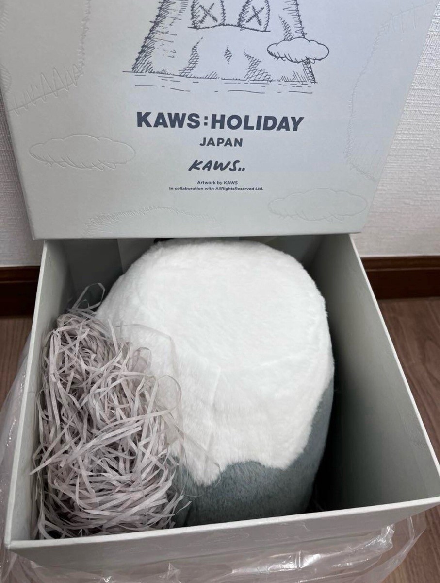 KAWS HOLIDAY JAPAN 2019 Limited Edition Mount Fuji Plush GRAY With
