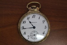 1922 Hamilton Grade 974 Model 2 16s 17j 14K Gold Filled Case Pocket Watch RUNS
