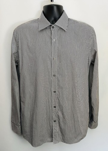 $355 PAUL SMITH LONDON Made In Italy Shirt Men 16.5/42 Business Preppy Button Up - Picture 5 of 15