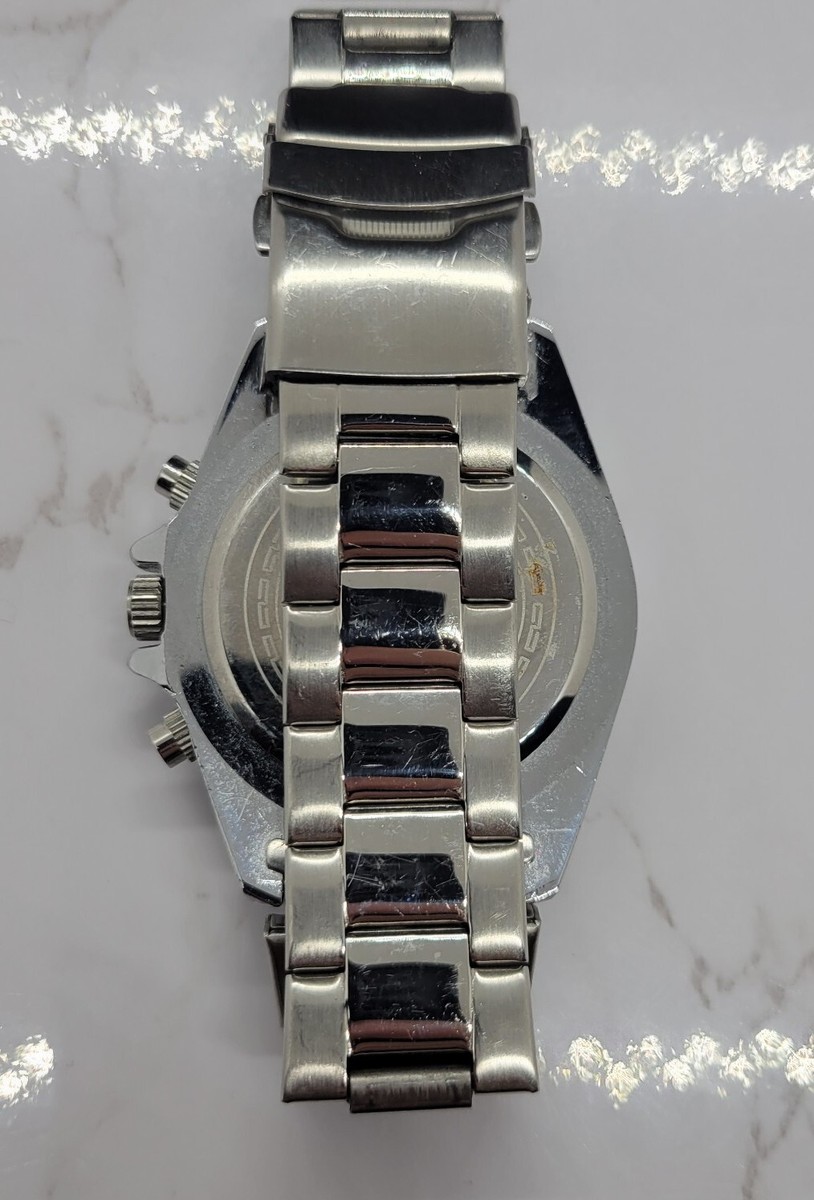 Orologio Uomo Biden Con Cinturino Acciaio - Quadrante Madreperla, Cronografo, Impermeabile 3ATM