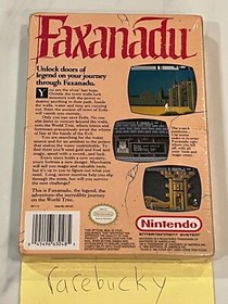 Faxanadu (Nintendo NES) NEW FACTORY SEALED H-SEAM, NEAR-MINT, GORGEOUS!