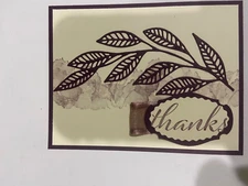 Artistically inked thank you friendship card kit of 10 made w/ Stampin' Up!