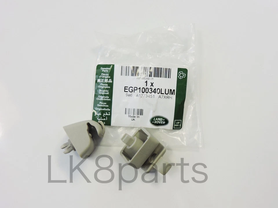 Land Rover Discovery 2 Sun Visor Retainer Clip Genuine EGP100340LUM x2 New - Изображение 3 из 4
