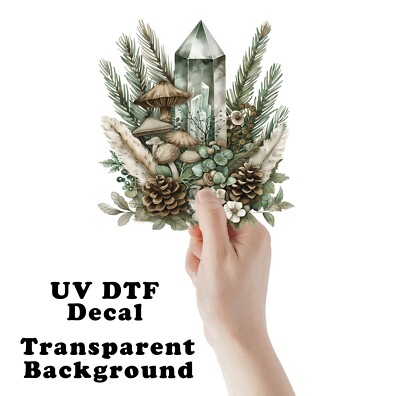 Woodland Crystal UV DTF Transparent Sticker / Decal