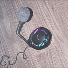 CB USB Gooseneck Computer Microphone Black Desktop Wired