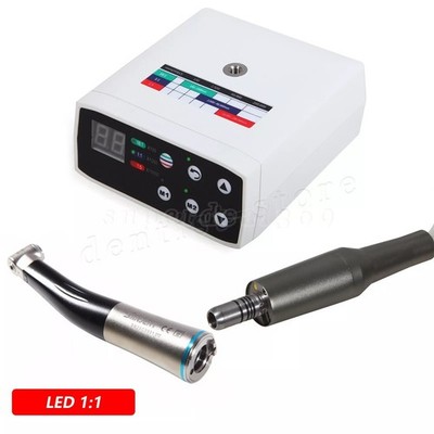 Dental Brushless LED Elektrischer Mikromotor 1:1 Glasfaser-Handstück für NSK HS