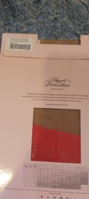 AGENT PROVOCATEUR SEXY ASTRA CHAMPAGNE & RED SEAM & HEEL STOCKINGS X SMALL BNIP