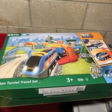 Brio 33972 Smart Tech Action Tunnel Travel Set Record  Play Engine 37pcs 3 NEW