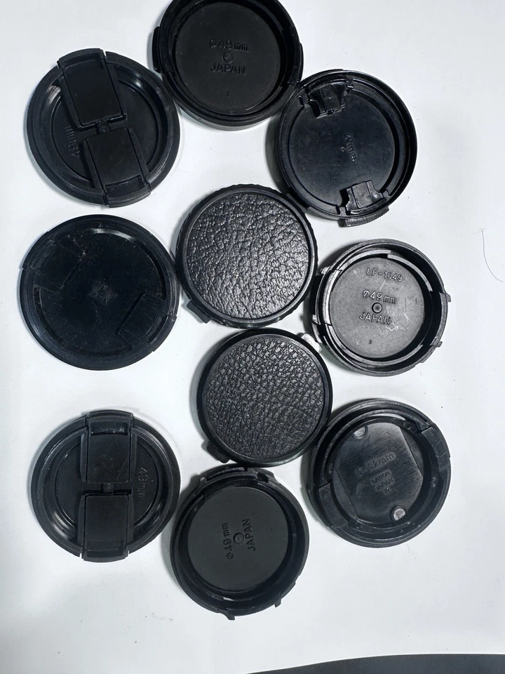 Tapa de lente frontal a presión surtida de 49 mm Foto 4 de 4