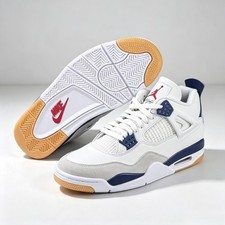 Nike Jordan 4 Retro SB Navy DR5415-100 Running Shoes Men's Size 7-13