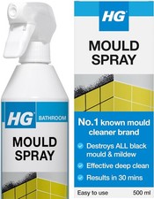 HG Mould Spray, Effective Black Mould & Mildew Cleaner, Removes Stains – 500ml 13.98 per litre