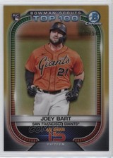 2021 Bowman Scouts Top 100 Gold Refractor 35/50 Joey Bart #BTP-15 0ww3