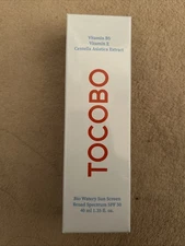 TOCOBO Bio Watery Sun Cream Broad Spectrum Spf 50!40ml Full-Size New In Box!