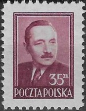 Timbre Personnages Pologne 537 ** - 85396FU