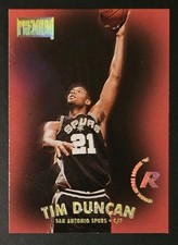 Tim Duncan 1997-98 Skybox Premium Rookie Card (no.112). rookie card picture