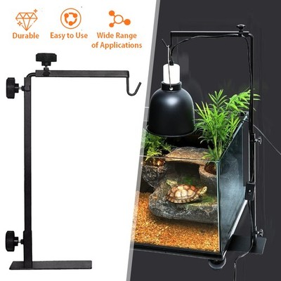 Reptile Lamp Stand Wärmelampenständer Verstellbare Landelampenständerhalterung