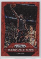 2015-16 Panini Prizm Ruby Wave Prizm 13/350 Mario Chalmers #104 4k8