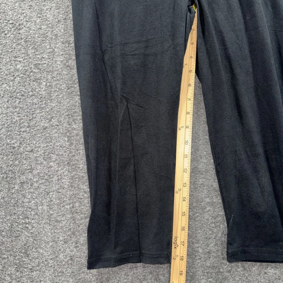 Y@K PINK Yoga Leggings Womens L Black Aztec Print Waistband Activewear Lounge - Image 4 of 4