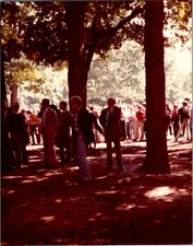1981 Saratoga Race Course Horse Track Crowd Photo Werty Jolley Jockey C-Print