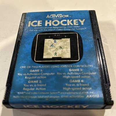 Activision Ice Hockey Atari 2600 1981 Cartridge Only Retro Gaming Vintage Sports